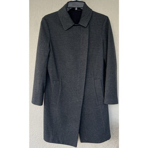 Brunello Cucinelli Gray Cashmere Coat Women’s S Quiet Luxury Old Money Formal